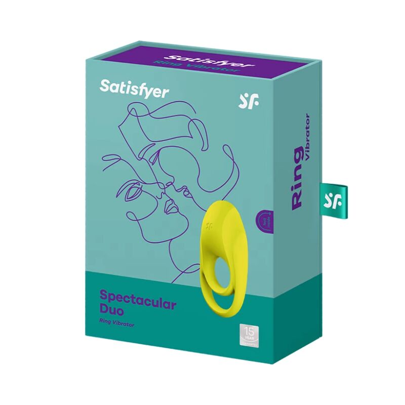 Satisfyer Spectacular Duo Vibrations-Penisring – gelb