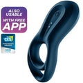 Satisfyer Epic Duo Vibrations-Penisring – blau, App-Steuerung