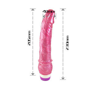 Baile Vibrators Baile - Realistischer Roter Vibrator 23 cm