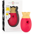 Intense Klitoris-Stimulator mit 10 Saug- & 10 Leckmodi – rot