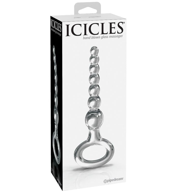Icicles No. 67 Glas-Analplug – handgefertigt, Luxus
