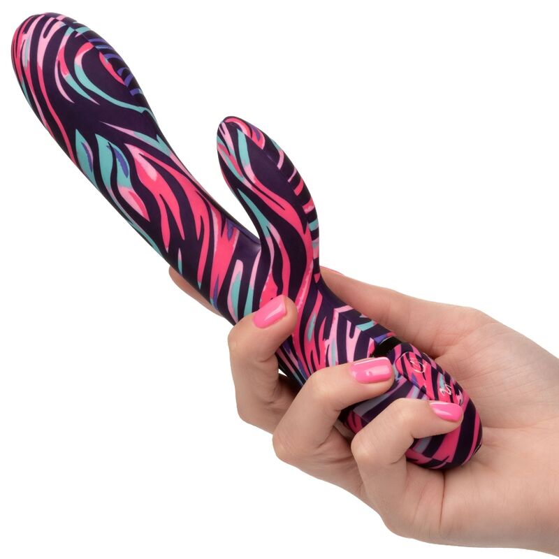CalExotics Ménage à Moi Dual Wand Vibrator – 21 cm, 10 Modi