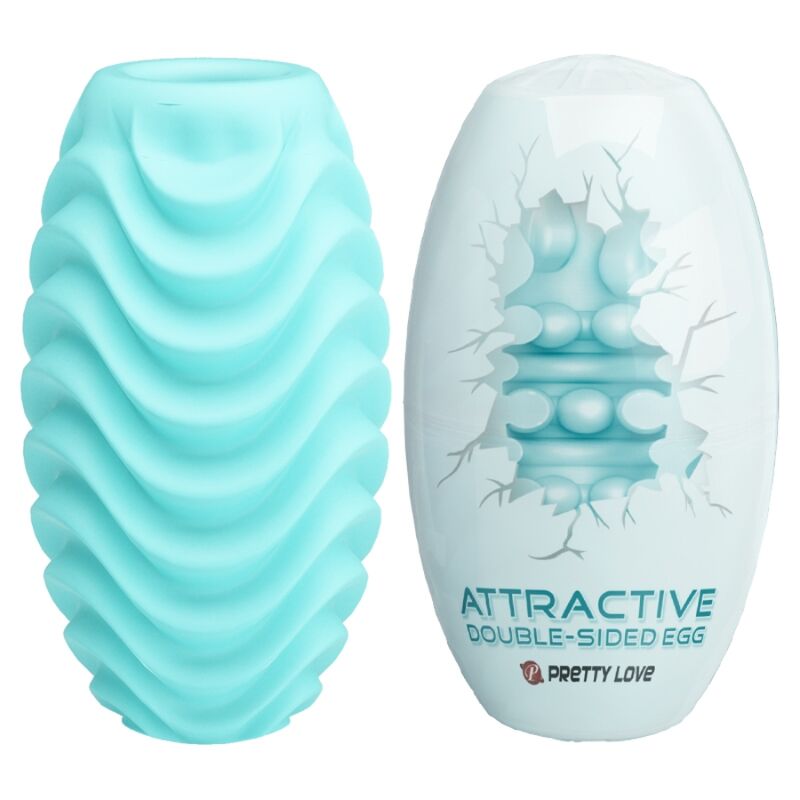 Pretty Love Fantastic Egg Hard Boiled Masturbator-Ei – türkis