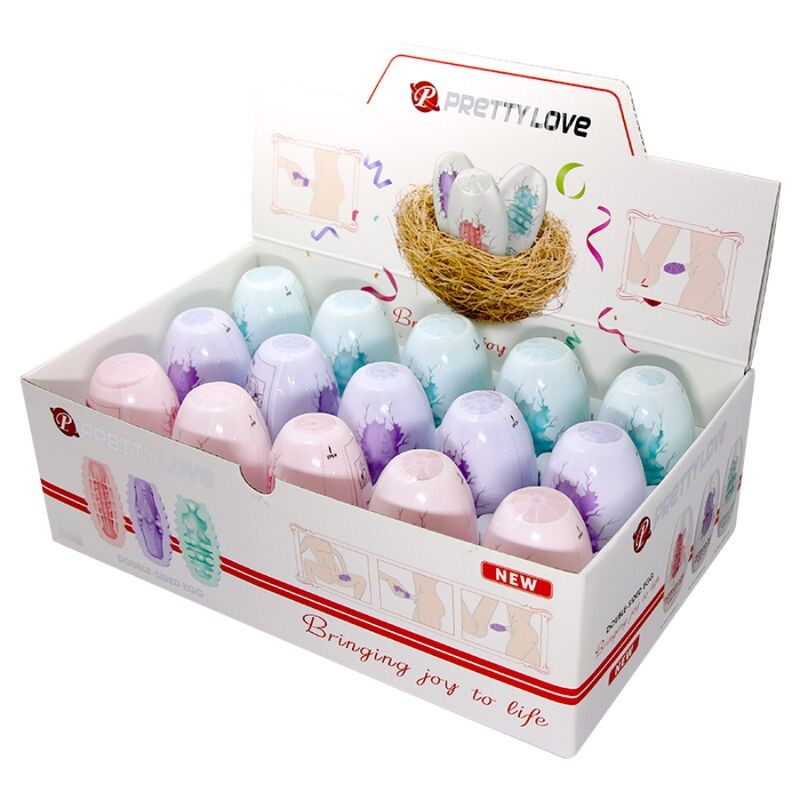 Pretty Love Fantastic Egg Hard Boiled Masturbator-Ei – 15er Set