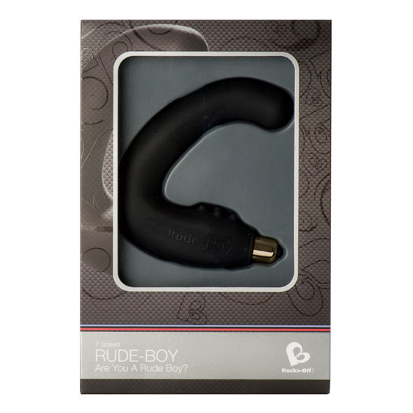 Rocks-Off Rude-Boy Mnnliches G-Spot-Massager 7 V Schwarz