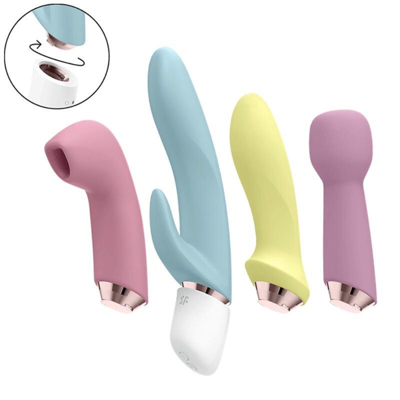 Satisfyer Marvelous Four 4-in-1 Vibrator & Air Pulse Set