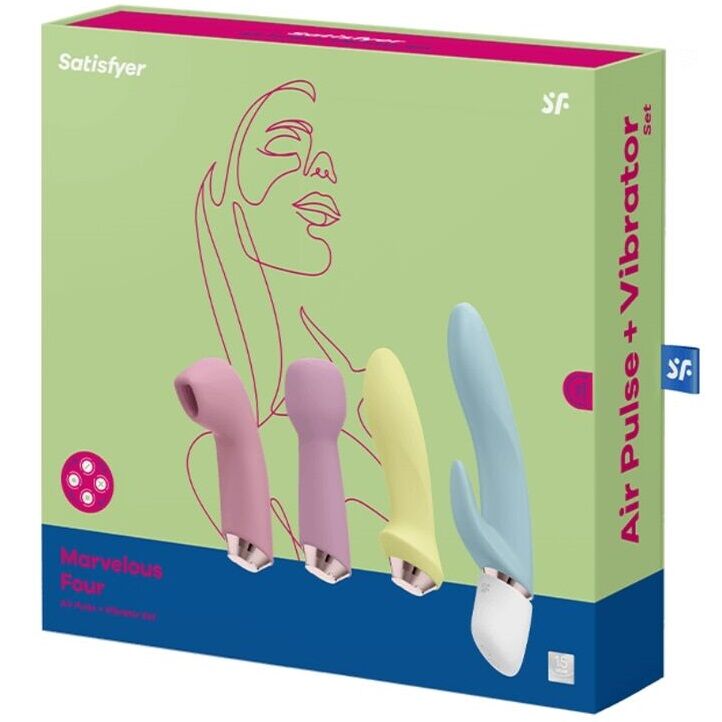 Satisfyer Marvelous Four 4-in-1 Vibrator & Air Pulse Set