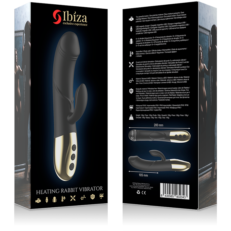 Ibiza Leistungsstarker Anatomischer Vibrator mit Kaninchen