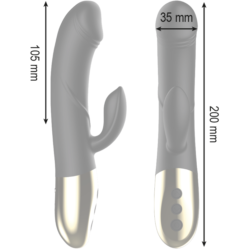 Ibiza Leistungsstarker Anatomischer Vibrator mit Kaninchen