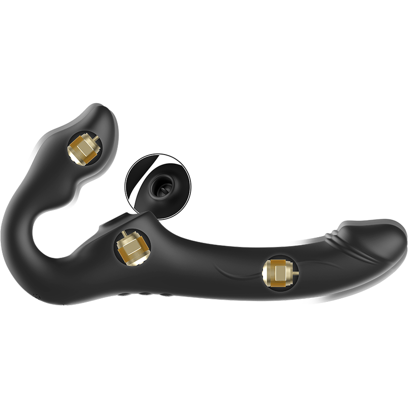 Ibiza Fernbedienung, Riemenloser Vibrator, 3 Motoren, 1000
