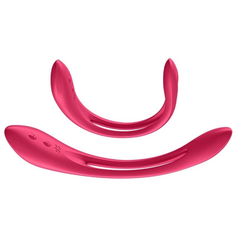 Satisfyer Elastic Joy Multi-Vibrator – rot, 2 Motoren, flexibel