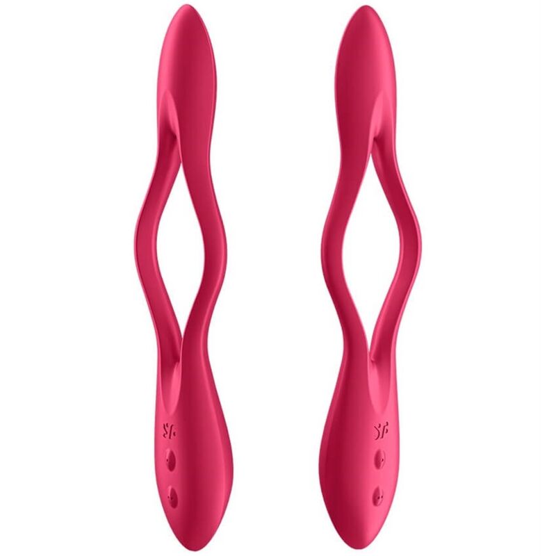 Satisfyer Elastic Joy Multi-Vibrator – rot, 2 Motoren, flexibel