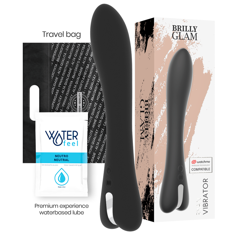 Brilly Glam Ryan Vibrator mit WatchMe-Fernbedienung