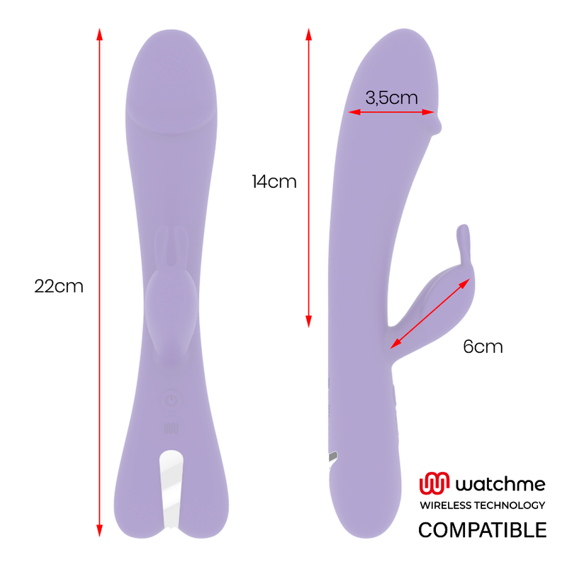 Mr. Boss Aitor Rabbit-Vibrator mit WatchMe-Fernbedienung