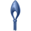 Satisfyer Bullseye Vibrations-Penisring – blau, App, verstellbar