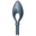 Satisfyer Bullseye Vibrations-Penisring – grau, App, verstellbar