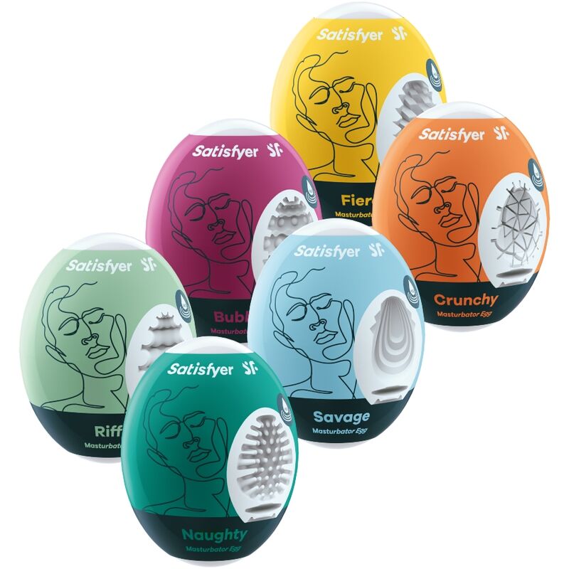 Satisfyer Masturbator Eier 6 Einheiten Set
