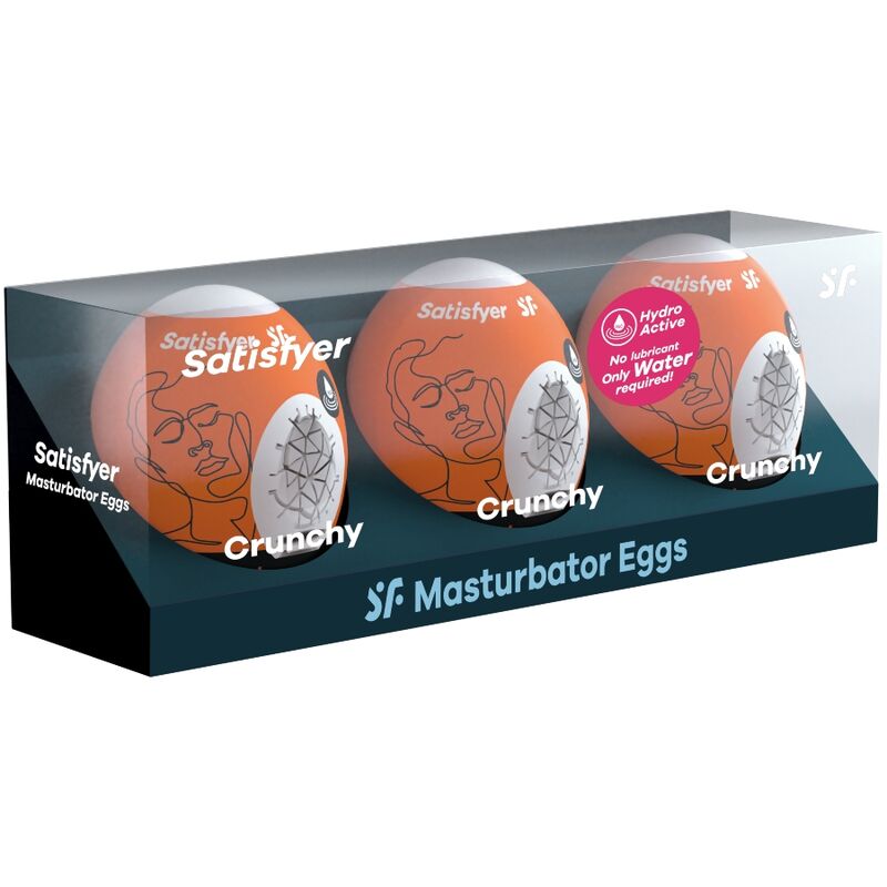 Satisfyer 3 Masturbator Eier Naughty, Savage & Crunchy