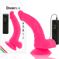 Diversia Flexibler Vibrierender Dildo Rosa 21.5 CM Ø 4.5 CM