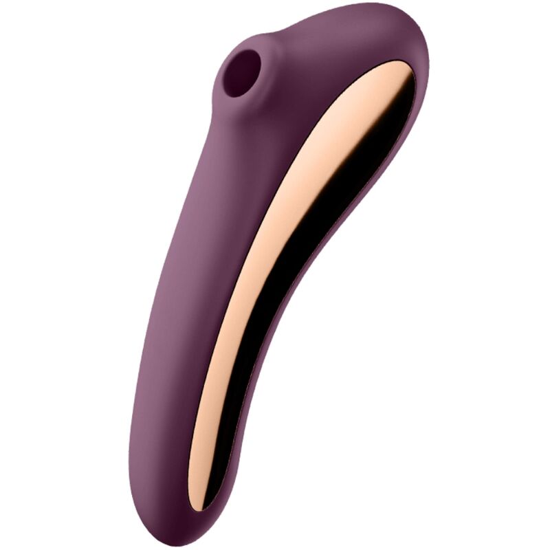 Satisfyer Dual Kiss Air Pulse Vibrator – weinrot, G-Punkt