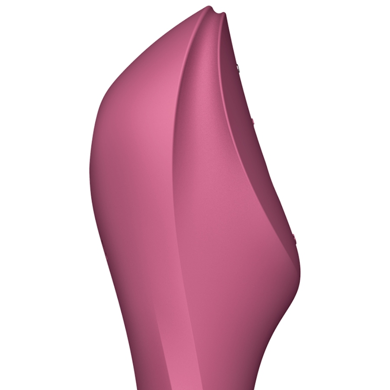 Satisfyer Curvy Trinity 3 Air Pulse Vibrator – rot, 3 Motoren
