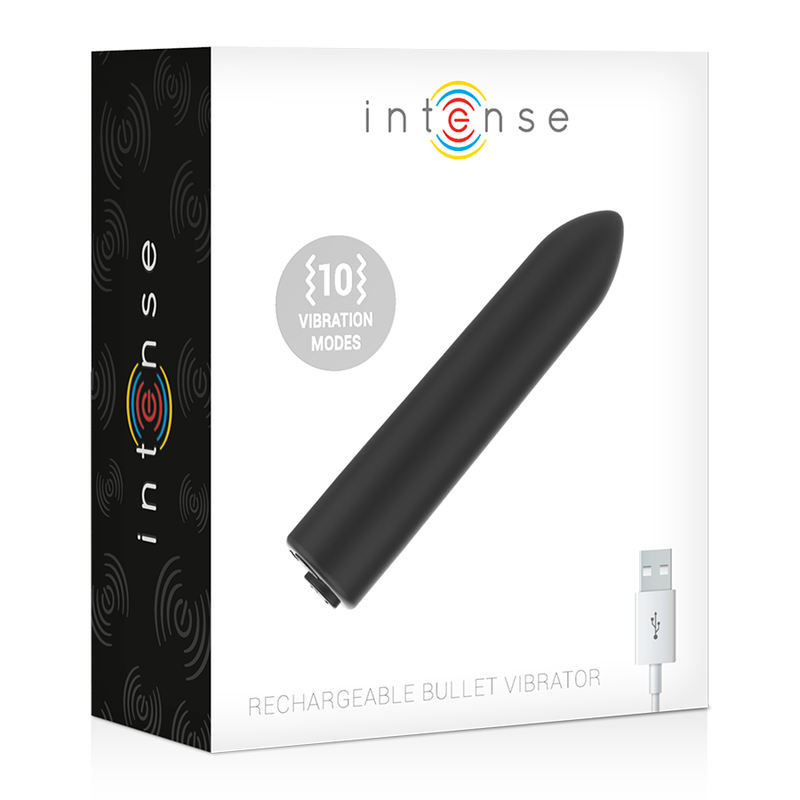 Intense Vibrations-Bullet 8,5 cm – USB, 10 Modi, diskret