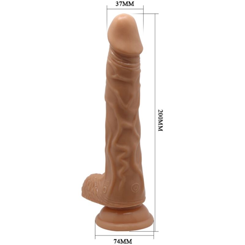 Baile Bodach Realistischer Vibrator & Rotation – 20 cm, 7 Modi