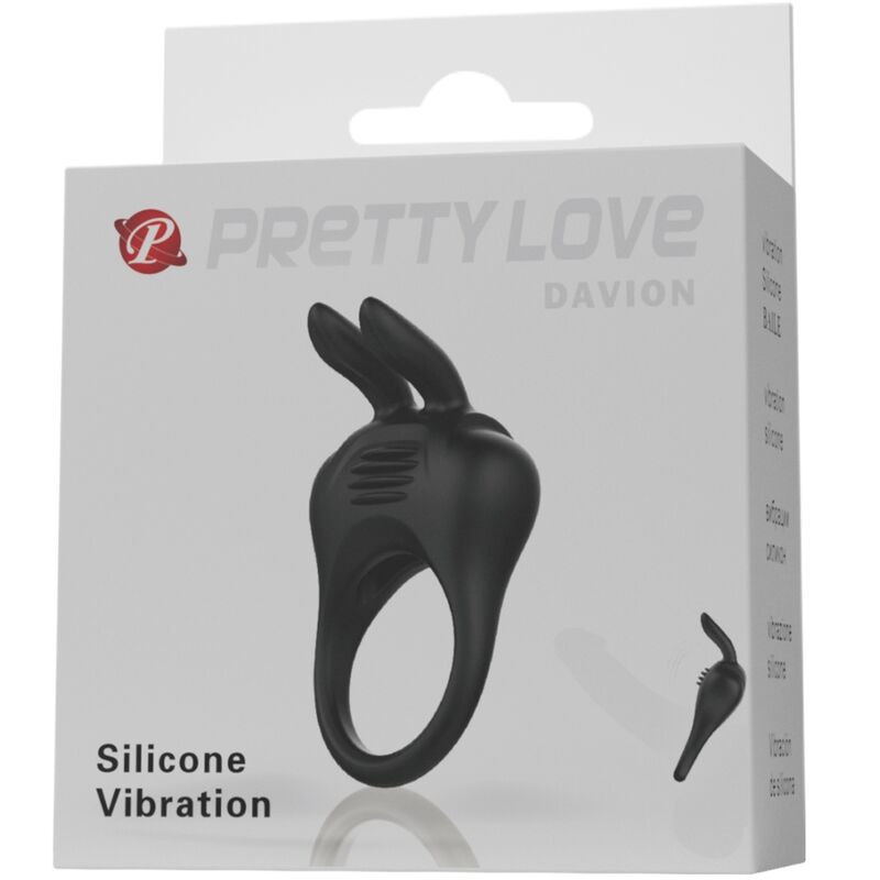 Pretty Love Davion Rabbit-Vibratorring – Klitoris + Erektion