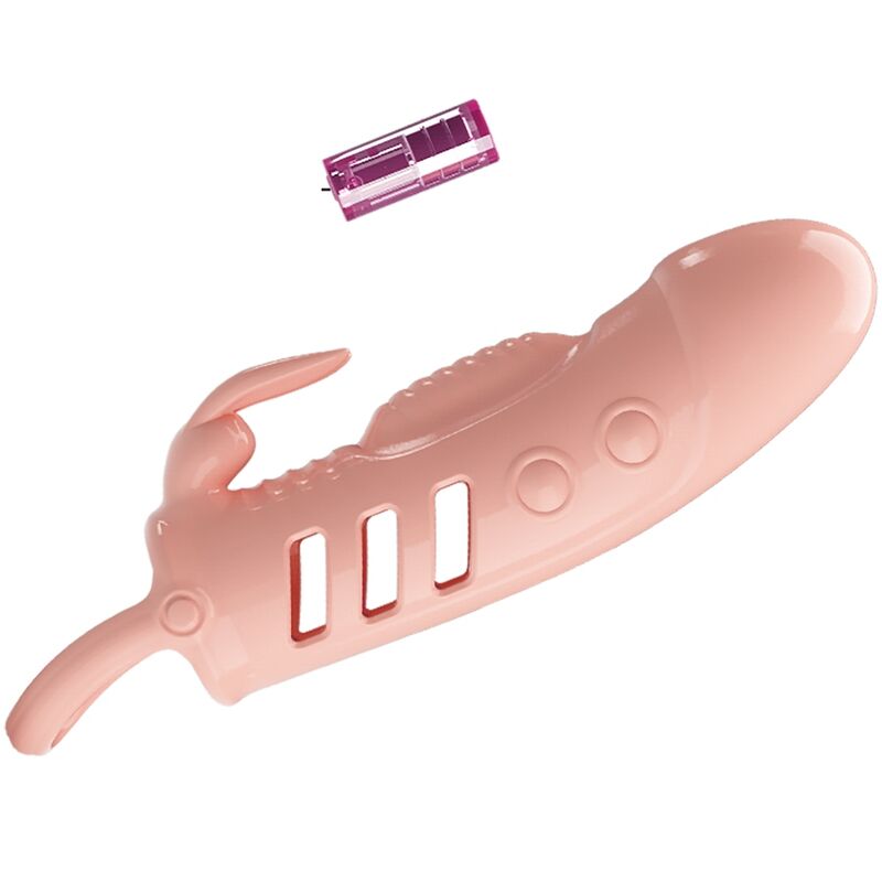 Pretty Love Sloane Rabbit-Penishülle – hautfarben, TPR