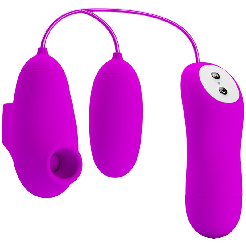 Pretty Love Bullet-Vibrator & Saugstimulator – 12+12 Modi