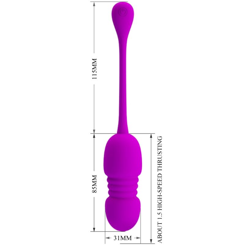 Pretty Love Callieri Vibrations-Ei – 12 Vibrations- + 12 Stoßmodi