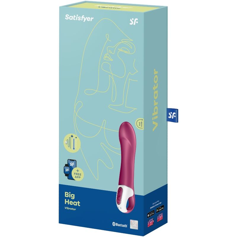 Satisfyer Big Heat G-Punkt-Vibrator mit Wärmefunktion – App