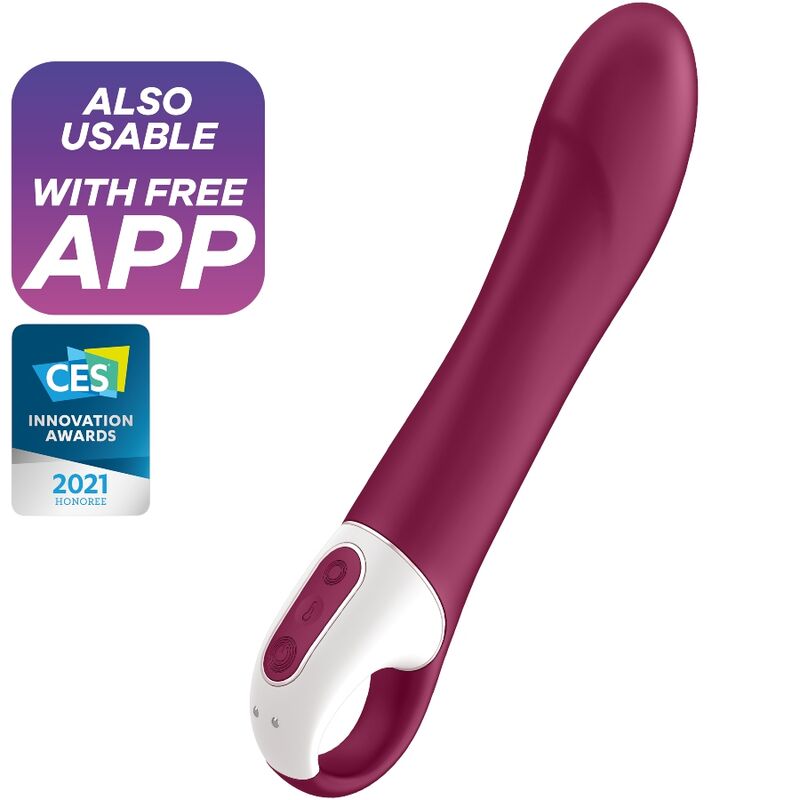 Satisfyer Big Heat G-Punkt-Vibrator mit Wärmefunktion – App