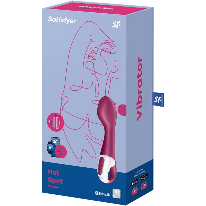 Satisfyer Hot Spot G-Punkt-Vibrator mit Wärmefunktion – App