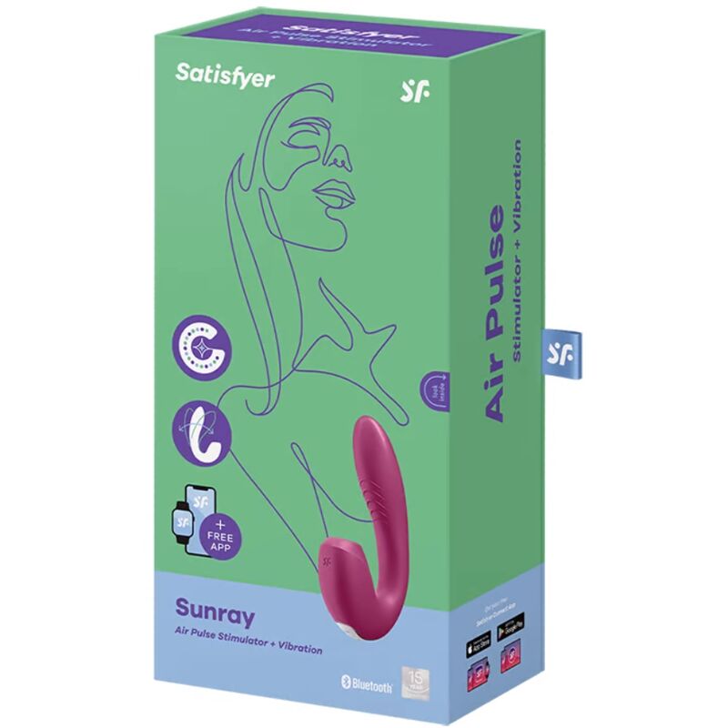Satisfyer Sunray Rabbit-Vibrator – App, Druckwellen + G-Punkt