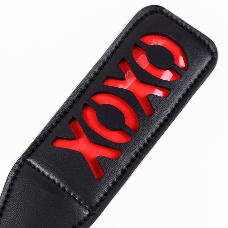 Ohmama Fetish XOXO Paddel – 32,6 cm, Leder/Polyester