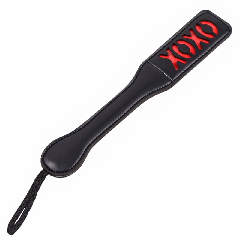 Ohmama Fetish XOXO Paddel – 32,6 cm, Leder/Polyester