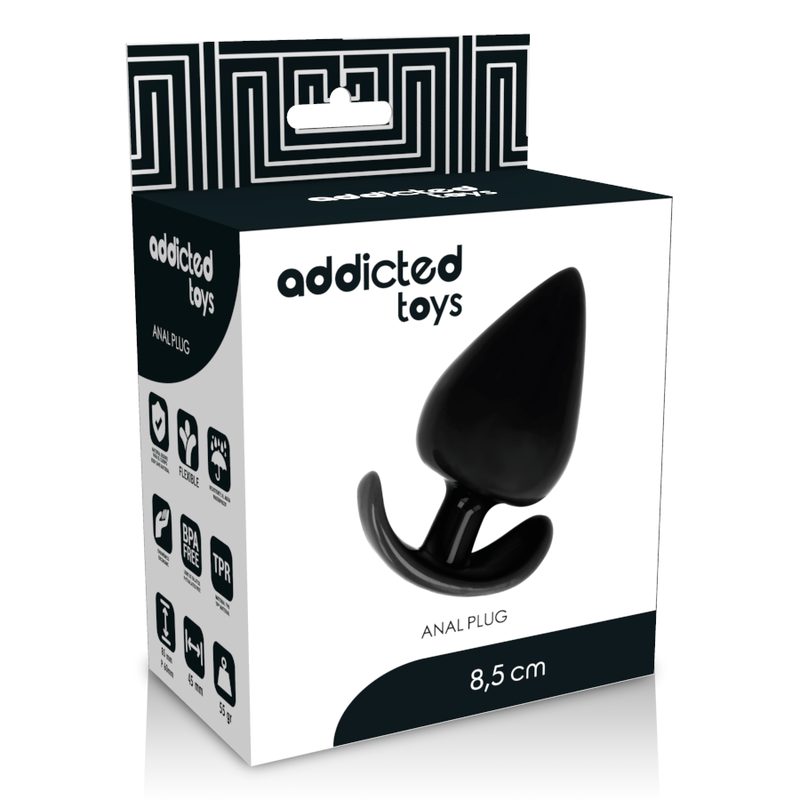 Addicted Toys Anal-Plug 8,5 cm – Silikon, Doppeldichte