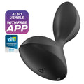 Satisfyer Sweet Seal Vibrierende Plugapp Schwarz