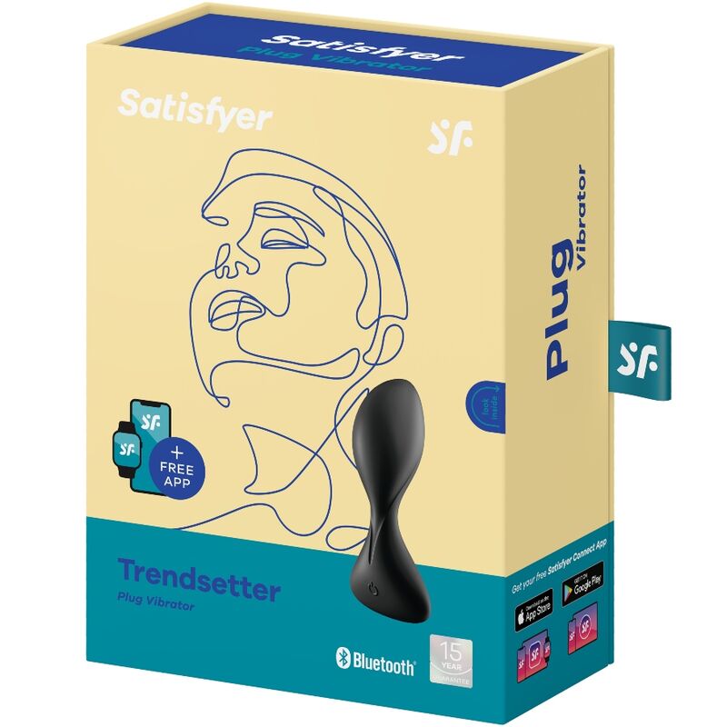 Satisfyer Trendsetter Vibrierende Plugapp Schwarz