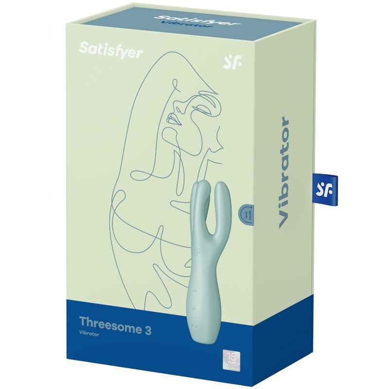 Satisfyer Threesome 3 Vibrator Mint