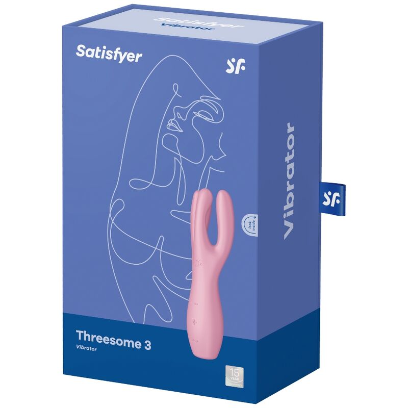 Satisfyer Threesome 3 Vibrator Rosa