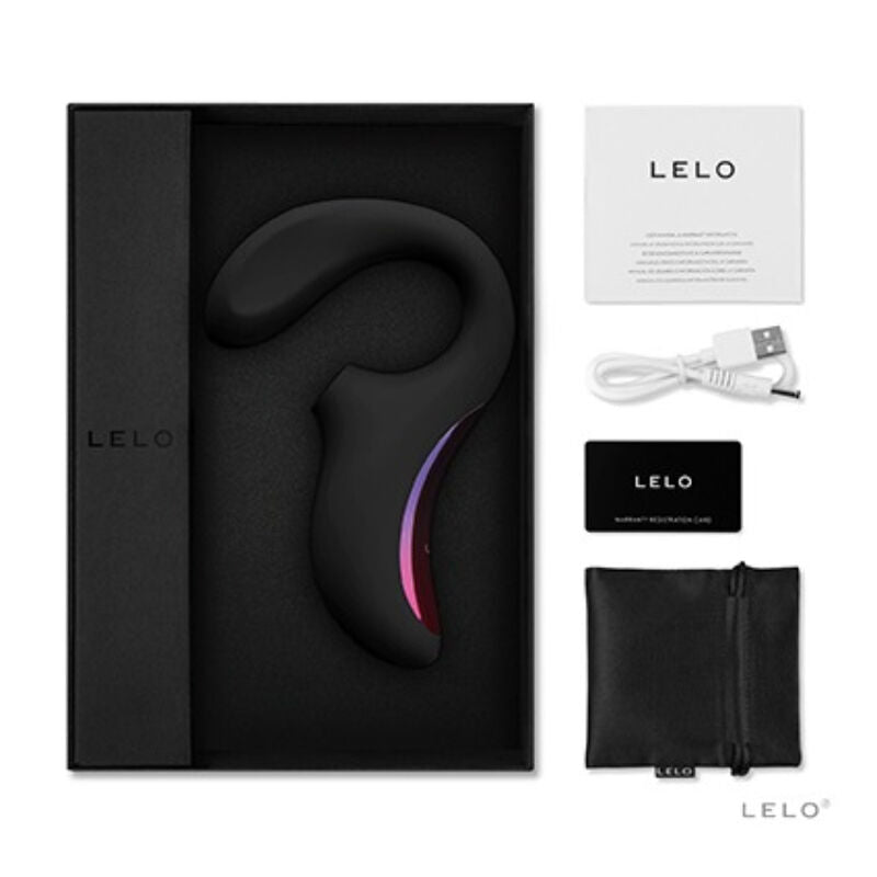 LELO Enigma Cruise – Doppelstimulation Schallmassager, Schwarz