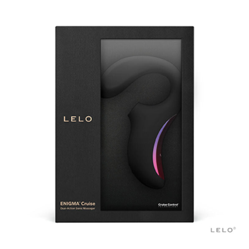 LELO Enigma Cruise – Doppelstimulation Schallmassager, Schwarz