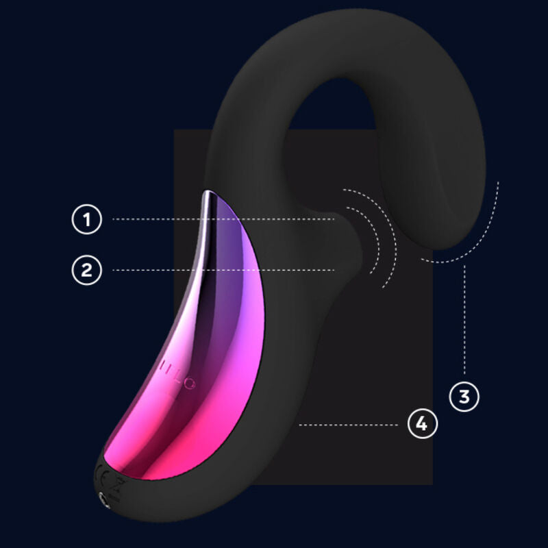 LELO Enigma Cruise – Doppelstimulation Schallmassager, Schwarz