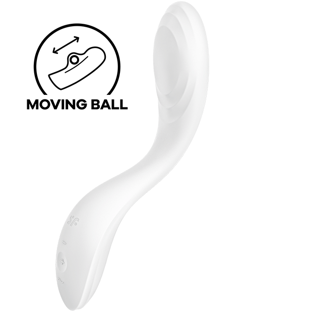 Satisfyer Rrrolling Pleasure G-Spot-Vibrator – Weiß
