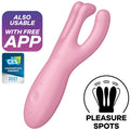 Satisfyer Threesome 4 Vibrator mit App – Rosa