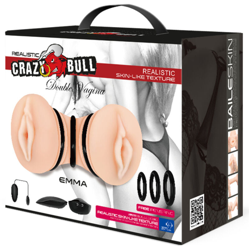 Crazy Bull Emma Realistischer Doppel-Vagina-Masturbator