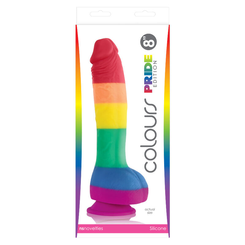 Pride LGBT Regenbogen-Dildo – 19 cm