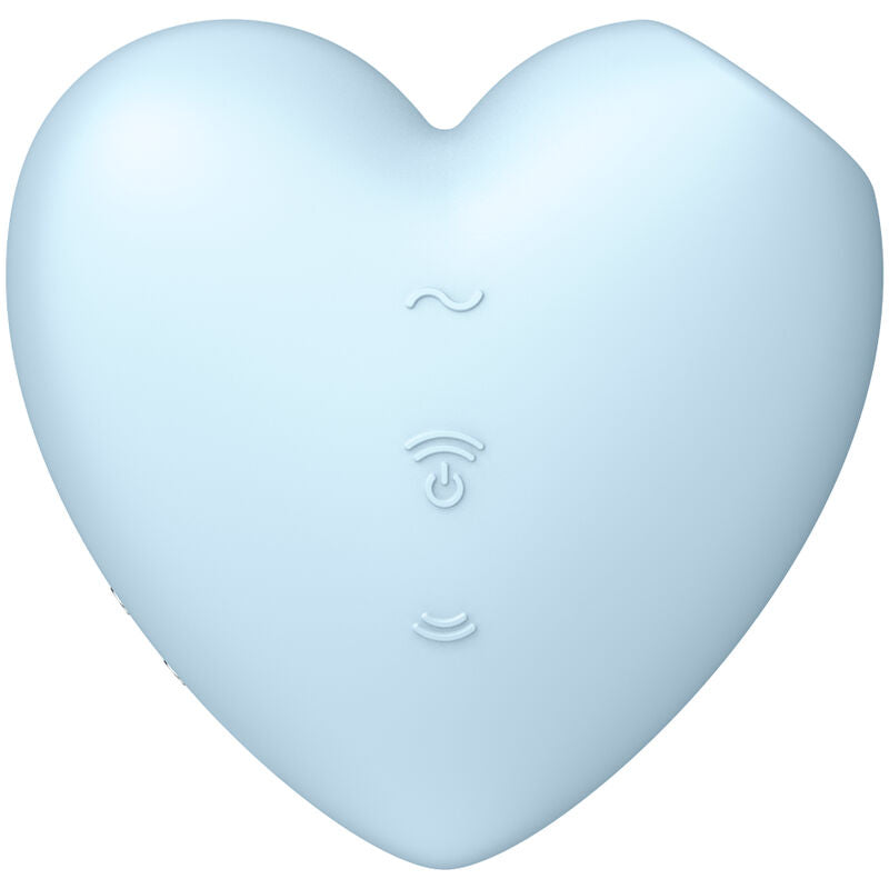 Satisfyer Cutie Heart Air Pulse Stimulator & Vibrator – Blau